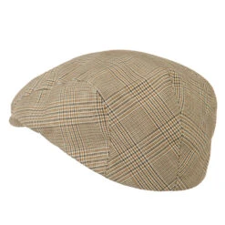 Elastic Plaid Fashion Ivy Cap 23 Elastic Plaid Fashion Ivy Cap -Fashion Accessories Store ep002sic beige 2