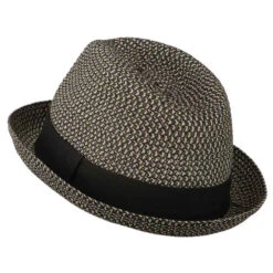Men's Fedora With Paper Straw Braid 36 Men's Fedora With Paper Straw Braid -Fashion Accessories Store fw001cf 2