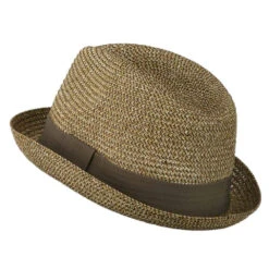 Men's Fedora With Paper Straw Braid 24 Men's Fedora With Paper Straw Braid -Fashion Accessories Store fw002cf 2 1