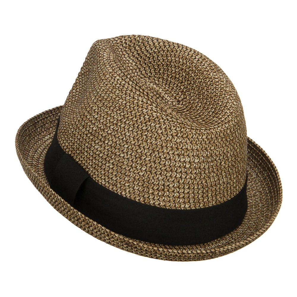 Men's Fedora With Paper Straw Braid 9 Men's Fedora With Paper Straw Braid - Image 7