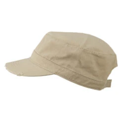 Otto Garment Washed Distressed Military Cap 31 Otto Garment Washed Distressed Military Cap -Fashion Accessories Store gw004js khaki 5