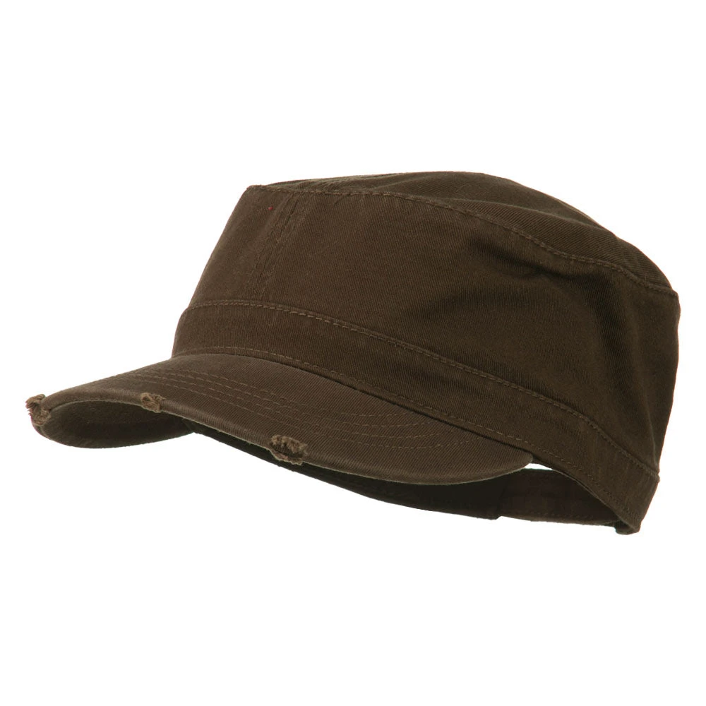 Otto Garment Washed Distressed Military Cap 13 Otto Garment Washed Distressed Military Cap - Image 11