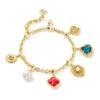 Brielle Gold Charm Bracelet In Multi Mix 2 Brielle Gold Charm Bracelet In Multi Mix -Fashion Accessories Store kendra scott brielle charm bracelet gold multi mix 00