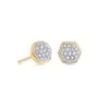 Davie 18k Gold Vermeil Pave Stud Earrings In White Diamond -Fashion Accessories Store kendra scott davie pave stud earrings 18k gold vermeil 00 lg