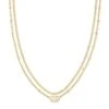 Emilie Gold Multi Strand Necklace In Iridescent Drusy 2 Emilie Gold Multi Strand Necklace In Iridescent Drusy -Fashion Accessories Store kendra scott emilie multi strand necklace gold iridescent drusy 00 lg