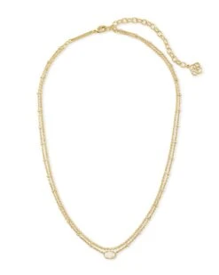 Emilie Gold Multi Strand Necklace In Iridescent Drusy 7 Emilie Gold Multi Strand Necklace In Iridescent Drusy -Fashion Accessories Store kendra scott emilie multi strand necklace gold iridescent drusy 01 lg