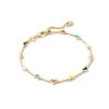 Haven Heart Gold Chain Bracelet In Multi Mix 1 Haven Heart Gold Chain Bracelet In Multi Mix -Fashion Accessories Store kendra scott haven heart delicate chain bracelet gold multi mix 00