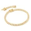 Larsan Gold Tennis Bracelet In White Crystal 2 Larsan Gold Tennis Bracelet In White Crystal -Fashion Accessories Store kendra scott larsan tennis bracelet gold white cz 00