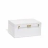 Medium Antique Brass Jewelry Box In White Lacquer -Fashion Accessories Store kendra scott small jewelry box organizer 00 default lg