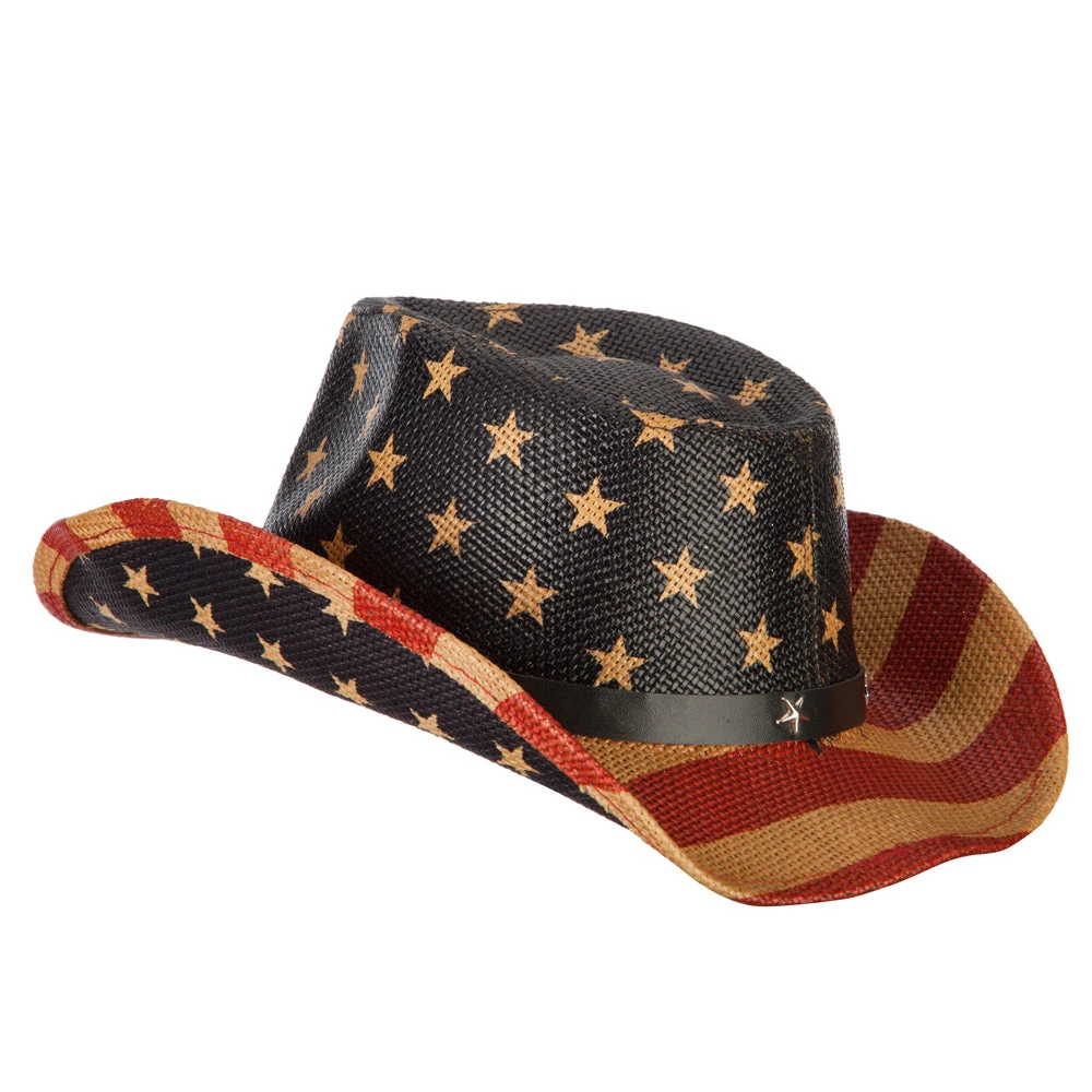 Kid's USA Flag Designed Cowboy Hat 4 Kid's USA Flag Designed Cowboy Hat - Image 2