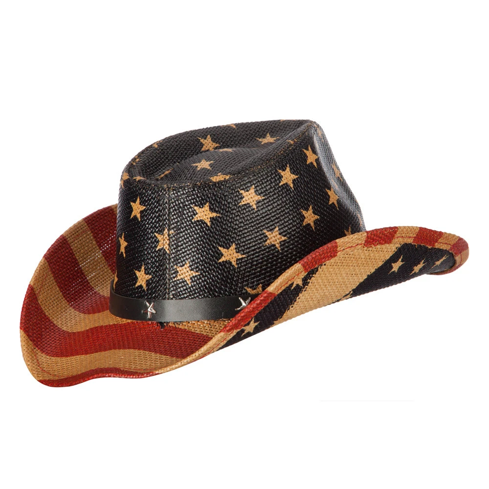 Kid's USA Flag Designed Cowboy Hat 5 Kid's USA Flag Designed Cowboy Hat - Image 3