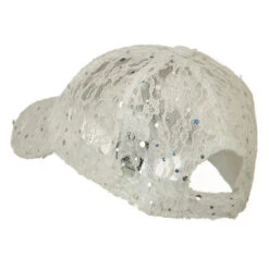 UV Lace Sequin Glitter Cap -Fashion Accessories Store lg002da 2