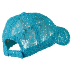 UV Lace Sequin Glitter Cap -Fashion Accessories Store lg003da 3