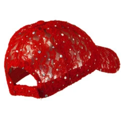 UV Lace Sequin Glitter Cap -Fashion Accessories Store lg004da 3