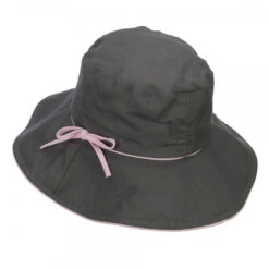 Ladies Linen Wide Brim Hat 23 Ladies Linen Wide Brim Hat -Fashion Accessories Store lm002cr charcoal 2 1