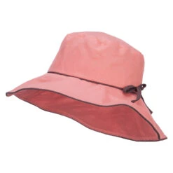 Ladies Linen Wide Brim Hat 27 Ladies Linen Wide Brim Hat -Fashion Accessories Store lm003cr pink 1