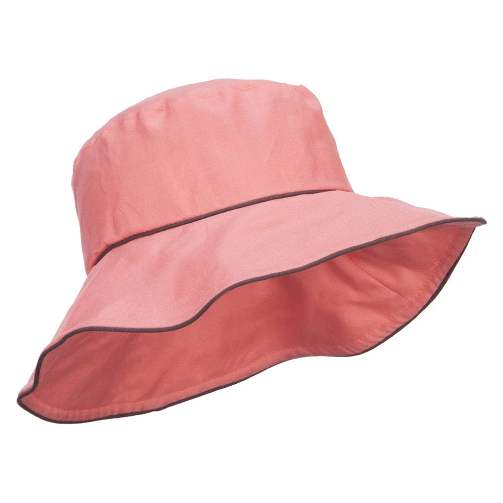 Ladies Linen Wide Brim Hat 16 Ladies Linen Wide Brim Hat - Image 14