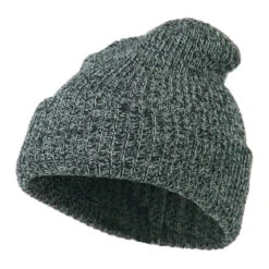 Short Marled Beanie -Fashion Accessories Store mr004ps navy 1 2
