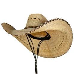 Oversized Cowboy Wide Brim Straw Hat