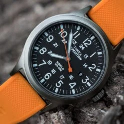 Pumpkin Orange Top / Black Bottom | Elite Silicone -Fashion Accessories Store pumpkin orange top black bottom elite silicone elite silicone barton watch bands 151529