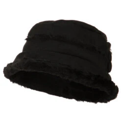 Women's Faux Suede Bucket Hat