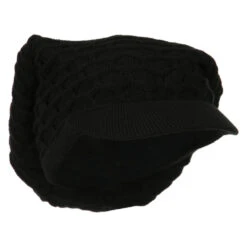 14 Inch Rasta Style Beanie Visor -Fashion Accessories Store rb001dc black 4