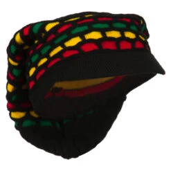 14 Inch Rasta Style Beanie Visor -Fashion Accessories Store rb002dc multi 4