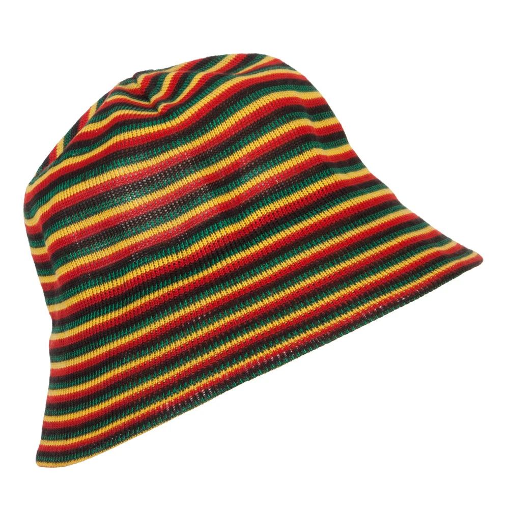 Rasta Mesh Bucket Hat 6 Rasta Mesh Bucket Hat - Image 4