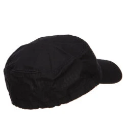 Big Size Fitted Ripstop Cotton Military Army Cap -Fashion Accessories Store sf001af black 3