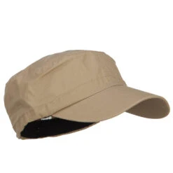 Big Size Fitted Ripstop Cotton Military Army Cap -Fashion Accessories Store sf002af khaki 4
