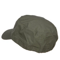Big Size Fitted Ripstop Cotton Military Army Cap -Fashion Accessories Store sf003af olive 2