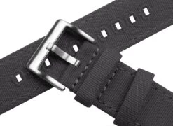 Smoke Grey | Crafted Canvas -Fashion Accessories Store smoke grey crafted canvas canvas quick release barton watch bands 106452