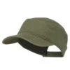 Otto Solid Superior Square Crown Cap -Fashion Accessories Store ss007ac olive green 1