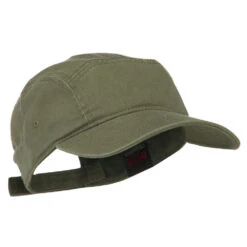 Otto Solid Superior Square Crown Cap -Fashion Accessories Store ss007ac olive green 4