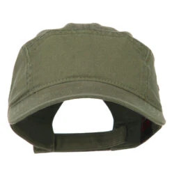 Otto Solid Superior Square Crown Cap -Fashion Accessories Store ss007ac olive green 5