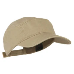 Otto Solid Superior Square Crown Cap -Fashion Accessories Store ss009ac khaki 4