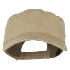 Otto Solid Superior Square Crown Cap -Fashion Accessories Store ss009ac khaki 5