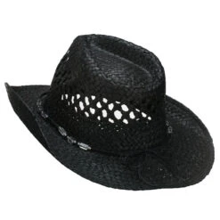 Outback Toyo Cowboy Hat 33 Outback Toyo Cowboy Hat -Fashion Accessories Store tc001cb black 2