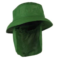 UPF 50+ Sun Block Bucket Flap Hat -Fashion Accessories Store us002uf green 4