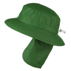 UPF 50+ Sun Block Bucket Flap Hat -Fashion Accessories Store us002uf green 5
