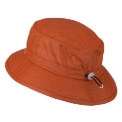 UPF 50+ Sun Block Bucket Flap Hat -Fashion Accessories Store us004uf rust 2