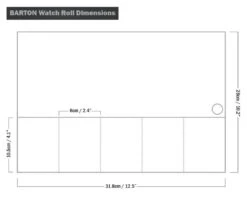 Watch Roll | Waxed Canvas 11 Watch Roll | Waxed Canvas -Fashion Accessories Store watch roll waxed canvas hardware barton watch bands 322074