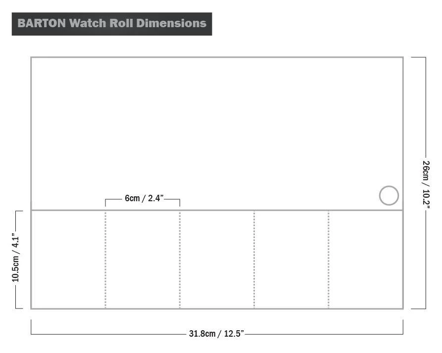 Watch Roll | Waxed Canvas 7 Watch Roll | Waxed Canvas - Image 5